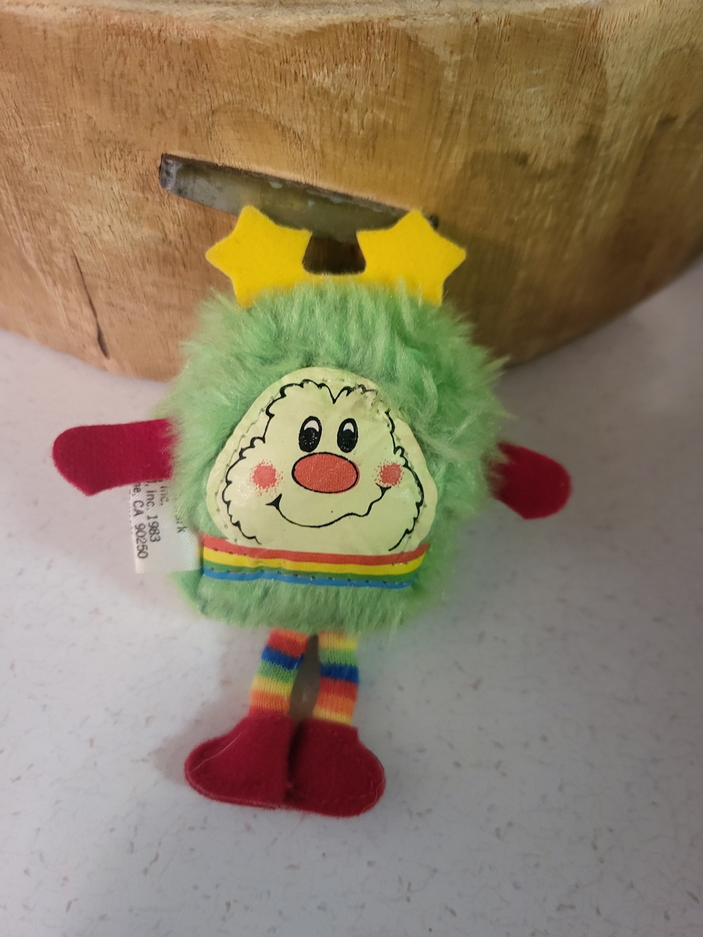 1983 Vintage Hallmark Rainbow Brite Mini Twink Plush Green Sprite Stuffed Toy